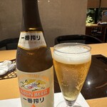 Shabushabu Nihon Ryouri Kisoji - 一番搾り中瓶
