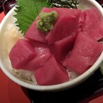 傳 - 鮪ぶつ盛り丼（ごはん大盛・白飯）