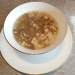 中国飯店 麗穂 - 和牛ひき肉のとろみスープ陳皮風味