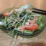 海老庵 - 海老と豆腐のサラダ