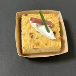 TART SQUARE - 玉ねぎキッシュ(736円)。ベーコンの塩味が絶妙(^O^)