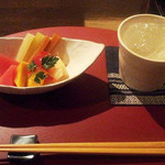 まるだ。 - 店長自家製ピクルスです♪どんなお酒にも合う一品♪