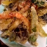 八乃屋 - 天ぷら盛り合わせ