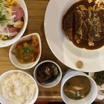 林檎珈琲 - 熟成三元豚トンカツ¥1500ドリンク付