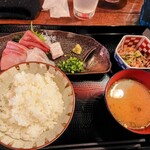昼サバド - お刺身定食