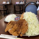 キングスポート - キングスポート「大人のお子様ランチライス」
            　Aランチ キャベツ小盛¥1,580税抜き
            　海老フライ・ハンバーグ・豚ロースカツ