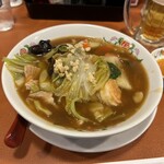 餃子の王将 - 五目あんかけラーメン750円