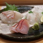 寿司 二祭 - 造り３種