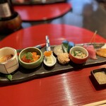 京都一の傳 本店  - 季節の前菜盛り合わせ