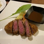 Steak & Lounge JB - 黒毛和牛ビーフカツ(赤身肉)