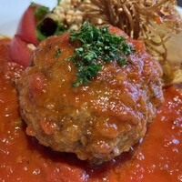 京洋食 まつもと - 大人のハンバーグ 特製トマトソース（税込 2,200円）評価＝◎