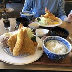 勝かど - ミックスフライ定食