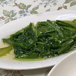 上海小吃 - 空芯菜炒め