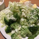 シズラー - 一回目野菜とブロッコリー