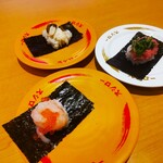 230496541 - 「マグロ」と「蟹」と「海老」の お寿司