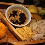 Ichinii San - 黒豚の野菜蒸しセット　980円