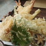 そば処けん太 - 天婦羅盛り合わせ