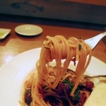 コジマネーゼ - 茹で加減もバッチリだし、トマトソースが非常に美味しいです。