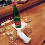 コジマネーゼ - ワイン（ノンアル）を飲みながら。