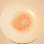 ラ・リューン - ランチコース 5000円 のメレンゲのソルベ イチゴのグラニテ