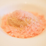 ラ・リューン - ランチコース 5000円 のメレンゲのソルベ イチゴのグラニテ