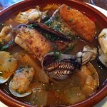 ラ・ブリーズ - スズキと貝類の煮込みアリッサ風味