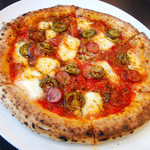 シエロ - ハラペーニョとチョリソーのサルサソースピッツァ メキシコ風