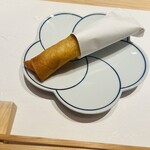 和 のぎ - 徳島ひらすずきの春巻き