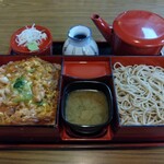玉よし - 親子丼セット（もりそば）