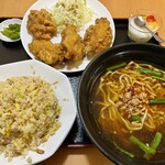 台湾料理　鑫源 - 鳥唐揚げ定食（1,080円）