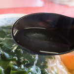 ラオシャン 厚木 - “スープ”を一啜り、あまりにも優しい味ながらシッカリと旨味があり、ホンノリとした酸味を感じます。