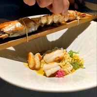 SAAWAAN BISTRO - エビ張り付け タイヌードル