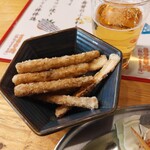 立ち吞み酒場 よかたい - 生ごぼうのから揚げ