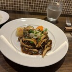 ラトリエ プリュ - ハンバーグ 和風テリヤキおろし①