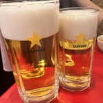 大樽 - サッポロ生ビール中ジョッキ550円
サッポロ生ビール大ジョッキ800円