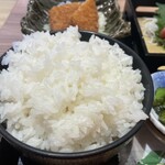 豊洲市場 さかな酒場 魚星 - 大盛りご飯は多過ぎ！