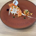 Lumos - 前菜：ノルウェーサーモンのマリネ