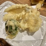 しんのすけ - きす天(芽キャベツ天サービス)