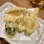 しんのすけ - きす天(芽キャベツ天サービス)