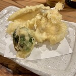 しんのすけ - きす天(芽キャベツ天サービス)