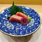 京都 鮨 桃の木 - 本日の逸品(ヨコワ(クロマグロの幼魚))