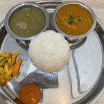 ネパーリ クイジン ナマステ レストラン - ネパーリカナセット 750円