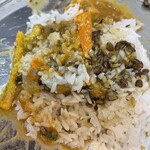 ネパーリ クイジン ナマステ レストラン - 最後は全部混ぜる