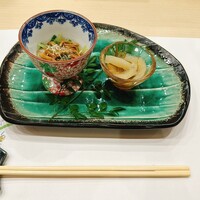 京都 鮨 もと樹 - 先付け2種