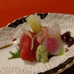 隠れ里車屋 - 造り（鮪・鯛）