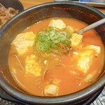 カルビ丼とスン豆腐専門店 韓丼 - 辛さは２辛 (＋50円)