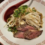 金町製麺 - 背脂ニンニク油そば