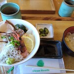 道の駅たるみず はまびら - 炙りブリ＆カンパチ丼