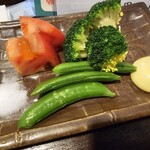 金町製麺 - 温野菜