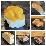 いわ志 - 鰻・玉子焼・しまあじ・赤貝・雲丹・穴子